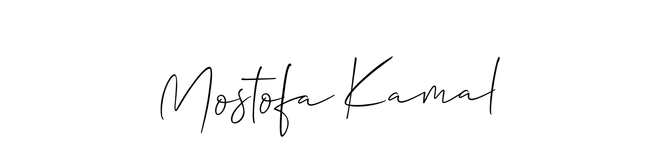 How to Draw Mostofa Kamal signature style? Allison_Script is a latest design signature styles for name Mostofa Kamal. Mostofa Kamal signature style 2 images and pictures png
