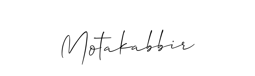 How to Draw Motakabbir signature style? Allison_Script is a latest design signature styles for name Motakabbir. Motakabbir signature style 2 images and pictures png