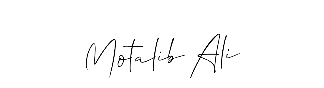 Best and Professional Signature Style for Motalib Ali. Allison_Script Best Signature Style Collection. Motalib Ali signature style 2 images and pictures png