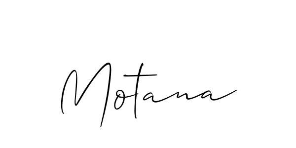 Motana stylish signature style. Best Handwritten Sign (Allison_Script) for my name. Handwritten Signature Collection Ideas for my name Motana. Motana signature style 2 images and pictures png