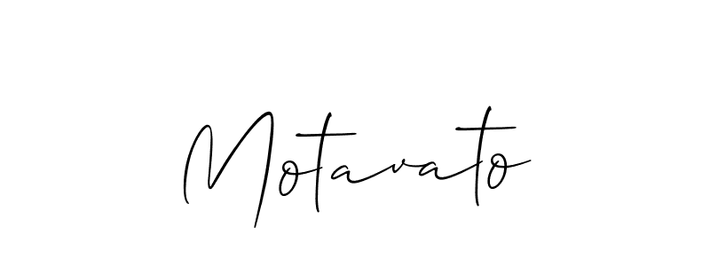 Design your own signature with our free online signature maker. With this signature software, you can create a handwritten (Allison_Script) signature for name Motavato. Motavato signature style 2 images and pictures png