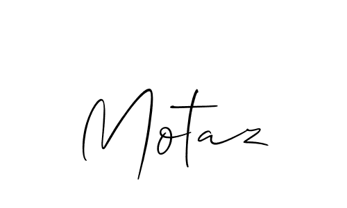 You should practise on your own different ways (Allison_Script) to write your name (Motaz) in signature. don't let someone else do it for you. Motaz signature style 2 images and pictures png