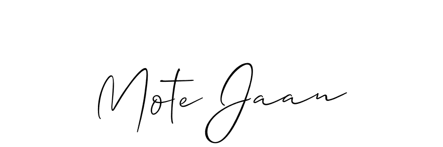 Make a short Mote Jaan signature style. Manage your documents anywhere anytime using Allison_Script. Create and add eSignatures, submit forms, share and send files easily. Mote Jaan signature style 2 images and pictures png