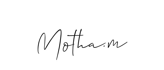 Make a short Motha.m signature style. Manage your documents anywhere anytime using Allison_Script. Create and add eSignatures, submit forms, share and send files easily. Motha.m signature style 2 images and pictures png