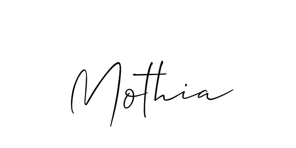 Also You can easily find your signature by using the search form. We will create Mothia name handwritten signature images for you free of cost using Allison_Script sign style. Mothia signature style 2 images and pictures png