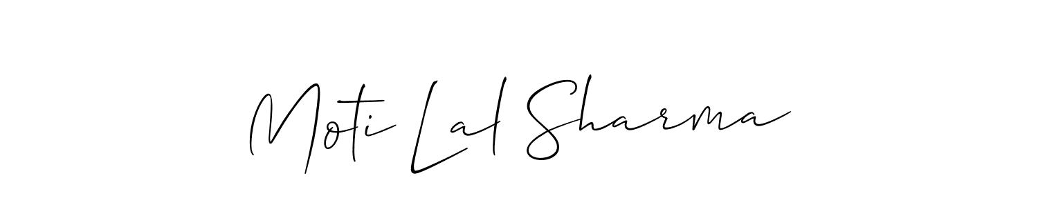 Best and Professional Signature Style for Moti Lal Sharma. Allison_Script Best Signature Style Collection. Moti Lal Sharma signature style 2 images and pictures png