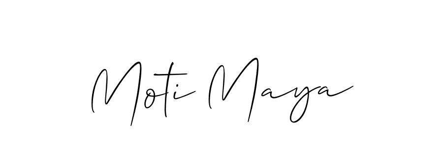 Best and Professional Signature Style for Moti Maya. Allison_Script Best Signature Style Collection. Moti Maya signature style 2 images and pictures png