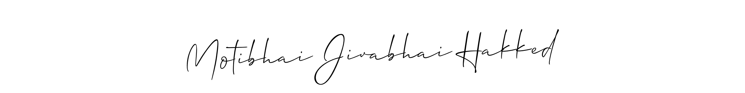 You can use this online signature creator to create a handwritten signature for the name Motibhai Jivabhai Hakked. This is the best online autograph maker. Motibhai Jivabhai Hakked signature style 2 images and pictures png