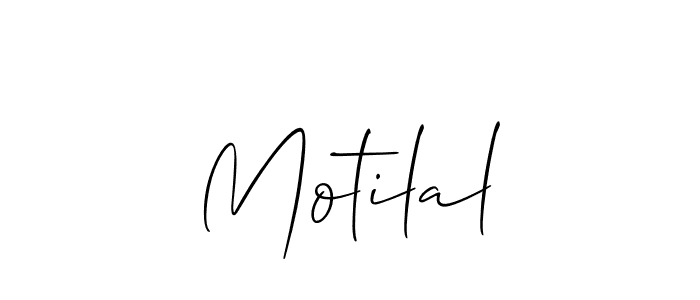 How to make Motilal signature? Allison_Script is a professional autograph style. Create handwritten signature for Motilal name. Motilal signature style 2 images and pictures png