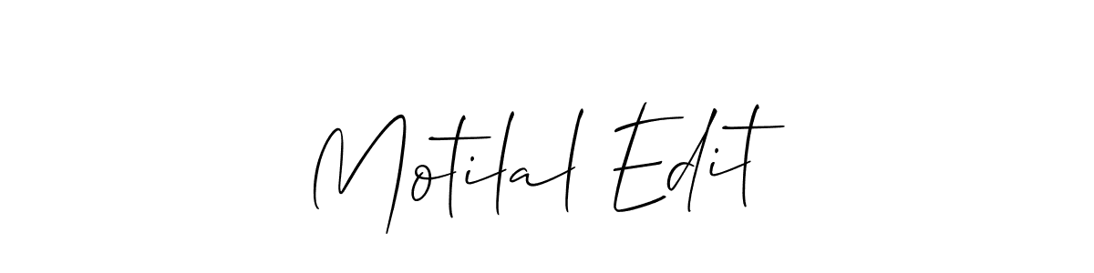 Make a beautiful signature design for name Motilal Edit. Use this online signature maker to create a handwritten signature for free. Motilal Edit signature style 2 images and pictures png