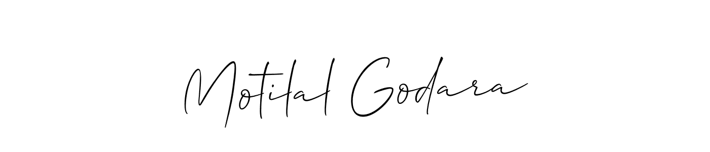 Similarly Allison_Script is the best handwritten signature design. Signature creator online .You can use it as an online autograph creator for name Motilal Godara. Motilal Godara signature style 2 images and pictures png