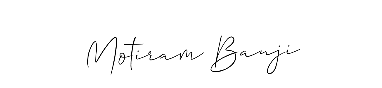 How to Draw Motiram Banji signature style? Allison_Script is a latest design signature styles for name Motiram Banji. Motiram Banji signature style 2 images and pictures png