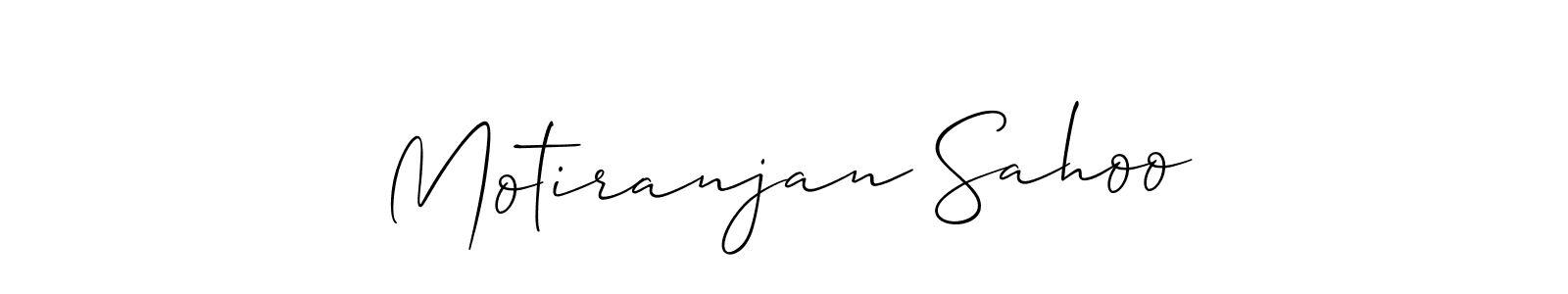 It looks lik you need a new signature style for name Motiranjan Sahoo. Design unique handwritten (Allison_Script) signature with our free signature maker in just a few clicks. Motiranjan Sahoo signature style 2 images and pictures png