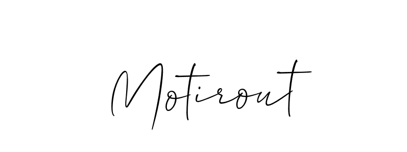 Check out images of Autograph of Motirout name. Actor Motirout Signature Style. Allison_Script is a professional sign style online. Motirout signature style 2 images and pictures png