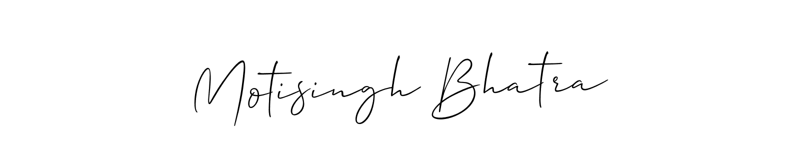 if you are searching for the best signature style for your name Motisingh Bhatra. so please give up your signature search. here we have designed multiple signature styles  using Allison_Script. Motisingh Bhatra signature style 2 images and pictures png