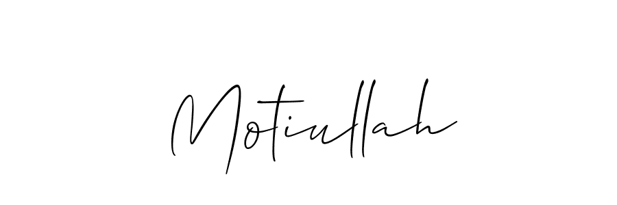 How to Draw Motiullah signature style? Allison_Script is a latest design signature styles for name Motiullah. Motiullah signature style 2 images and pictures png