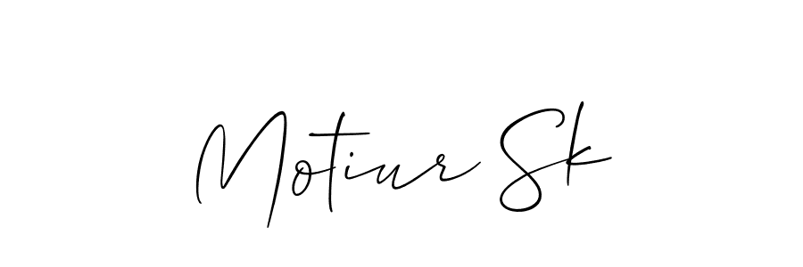 Allison_Script is a professional signature style that is perfect for those who want to add a touch of class to their signature. It is also a great choice for those who want to make their signature more unique. Get Motiur Sk name to fancy signature for free. Motiur Sk signature style 2 images and pictures png