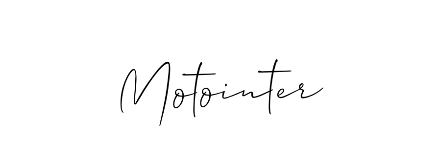 You should practise on your own different ways (Allison_Script) to write your name (Motointer) in signature. don't let someone else do it for you. Motointer signature style 2 images and pictures png