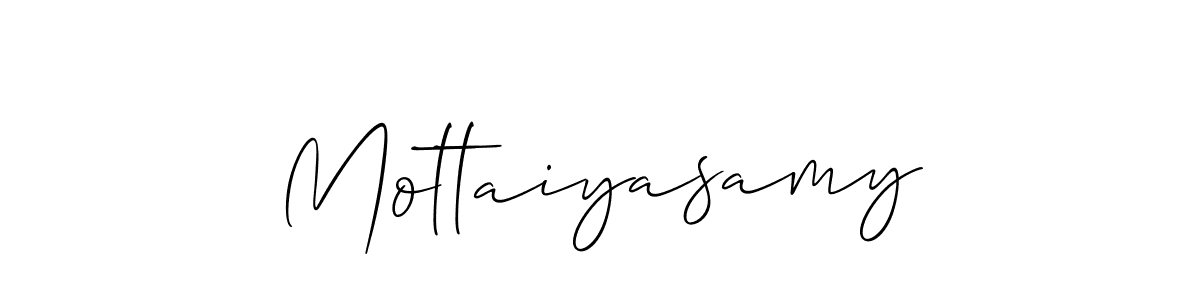 Also we have Mottaiyasamy name is the best signature style. Create professional handwritten signature collection using Allison_Script autograph style. Mottaiyasamy signature style 2 images and pictures png