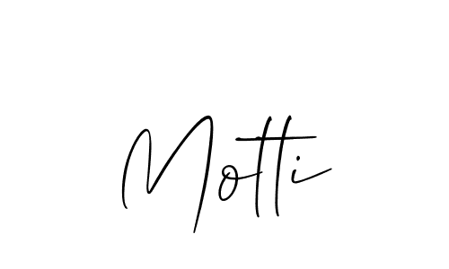 How to make Motti name signature. Use Allison_Script style for creating short signs online. This is the latest handwritten sign. Motti signature style 2 images and pictures png