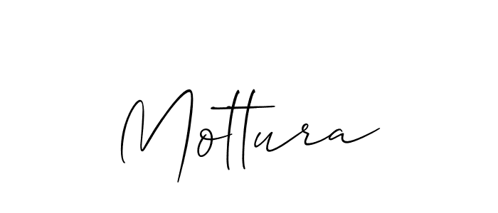 Create a beautiful signature design for name Mottura. With this signature (Allison_Script) fonts, you can make a handwritten signature for free. Mottura signature style 2 images and pictures png