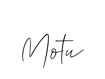 How to Draw Motu signature style? Allison_Script is a latest design signature styles for name Motu. Motu signature style 2 images and pictures png