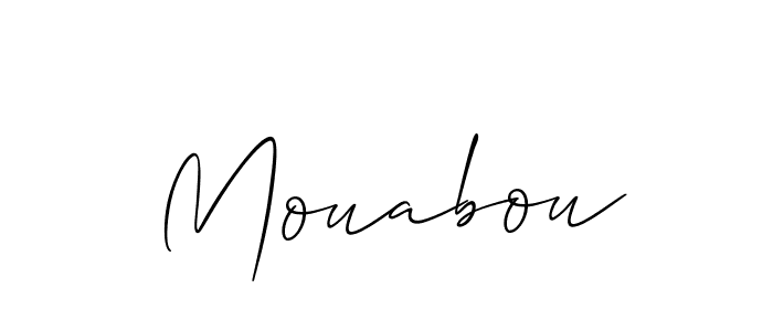 How to Draw Mouabou signature style? Allison_Script is a latest design signature styles for name Mouabou. Mouabou signature style 2 images and pictures png