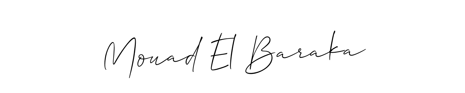 See photos of Mouad El Baraka official signature by Spectra . Check more albums & portfolios. Read reviews & check more about Allison_Script font. Mouad El Baraka signature style 2 images and pictures png