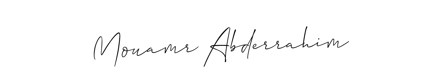 Here are the top 10 professional signature styles for the name Mouamr Abderrahim. These are the best autograph styles you can use for your name. Mouamr Abderrahim signature style 2 images and pictures png
