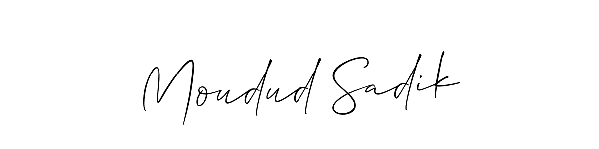 You can use this online signature creator to create a handwritten signature for the name Moudud Sadik. This is the best online autograph maker. Moudud Sadik signature style 2 images and pictures png
