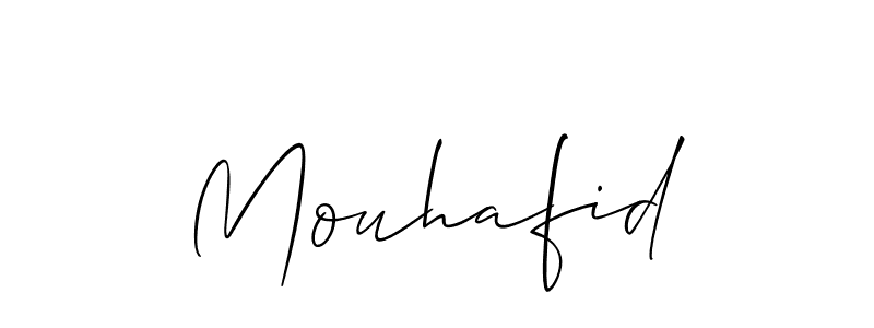 Make a short Mouhafid signature style. Manage your documents anywhere anytime using Allison_Script. Create and add eSignatures, submit forms, share and send files easily. Mouhafid signature style 2 images and pictures png