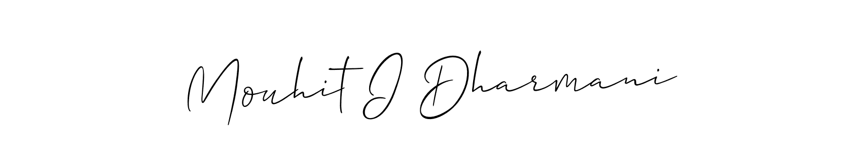 Once you've used our free online signature maker to create your best signature Allison_Script style, it's time to enjoy all of the benefits that Mouhit I Dharmani name signing documents. Mouhit I Dharmani signature style 2 images and pictures png