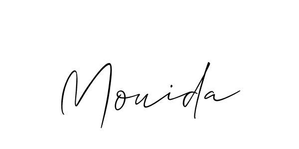 How to make Mouida signature? Allison_Script is a professional autograph style. Create handwritten signature for Mouida name. Mouida signature style 2 images and pictures png