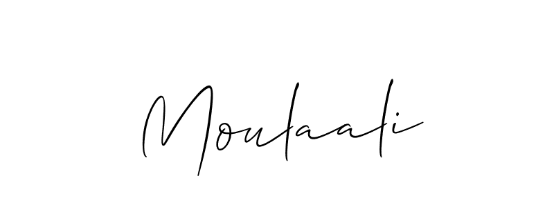 Similarly Allison_Script is the best handwritten signature design. Signature creator online .You can use it as an online autograph creator for name Moulaali. Moulaali signature style 2 images and pictures png