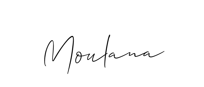 Also we have Moulana name is the best signature style. Create professional handwritten signature collection using Allison_Script autograph style. Moulana signature style 2 images and pictures png