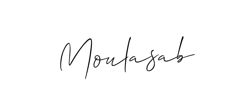 How to Draw Moulasab signature style? Allison_Script is a latest design signature styles for name Moulasab. Moulasab signature style 2 images and pictures png