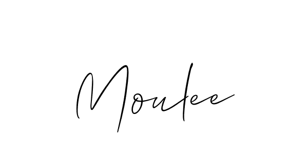 Best and Professional Signature Style for Moulee. Allison_Script Best Signature Style Collection. Moulee signature style 2 images and pictures png