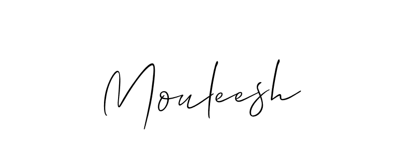 Make a beautiful signature design for name Mouleesh. Use this online signature maker to create a handwritten signature for free. Mouleesh signature style 2 images and pictures png