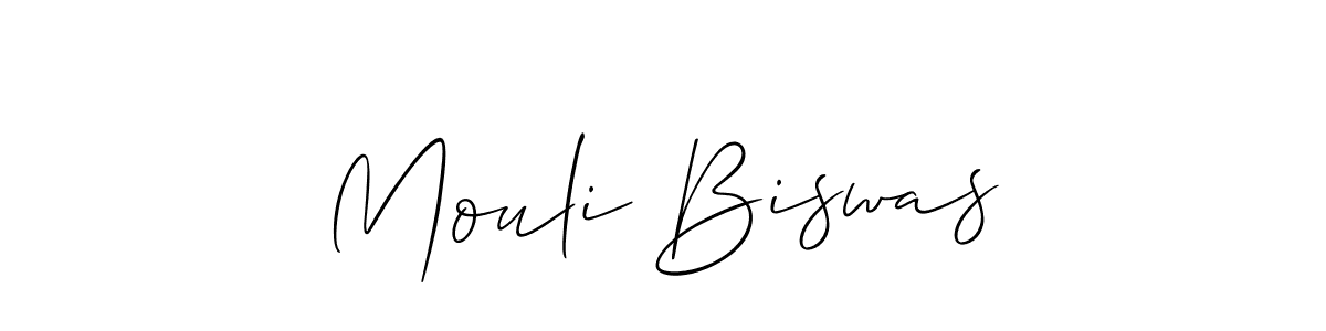 Best and Professional Signature Style for Mouli Biswas. Allison_Script Best Signature Style Collection. Mouli Biswas signature style 2 images and pictures png