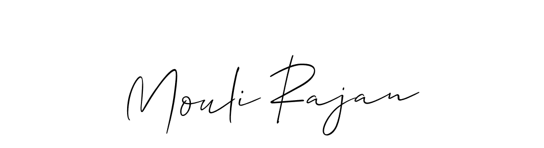 This is the best signature style for the Mouli Rajan name. Also you like these signature font (Allison_Script). Mix name signature. Mouli Rajan signature style 2 images and pictures png