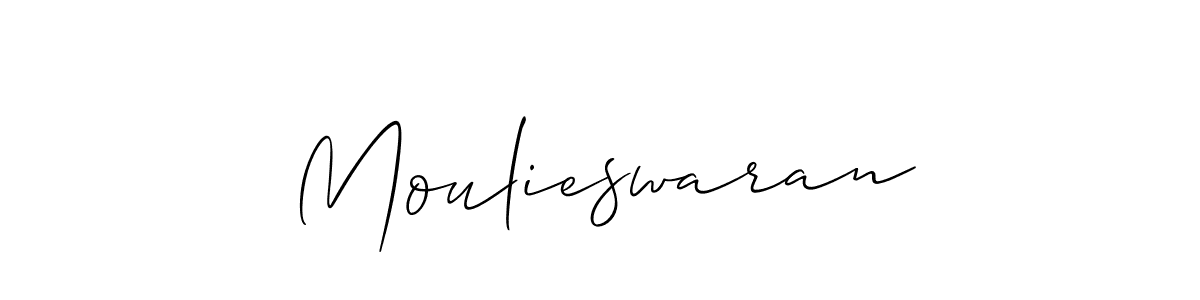 Best and Professional Signature Style for Moulieswaran. Allison_Script Best Signature Style Collection. Moulieswaran signature style 2 images and pictures png