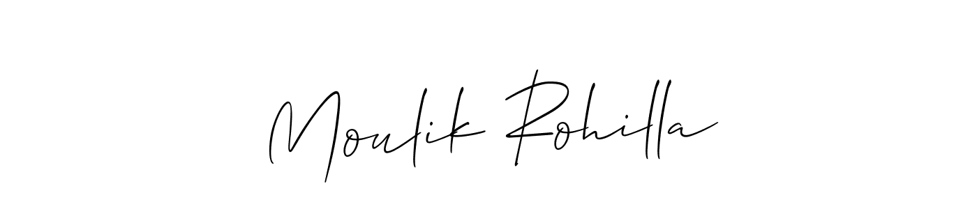 How to make Moulik Rohilla signature? Allison_Script is a professional autograph style. Create handwritten signature for Moulik Rohilla name. Moulik Rohilla signature style 2 images and pictures png