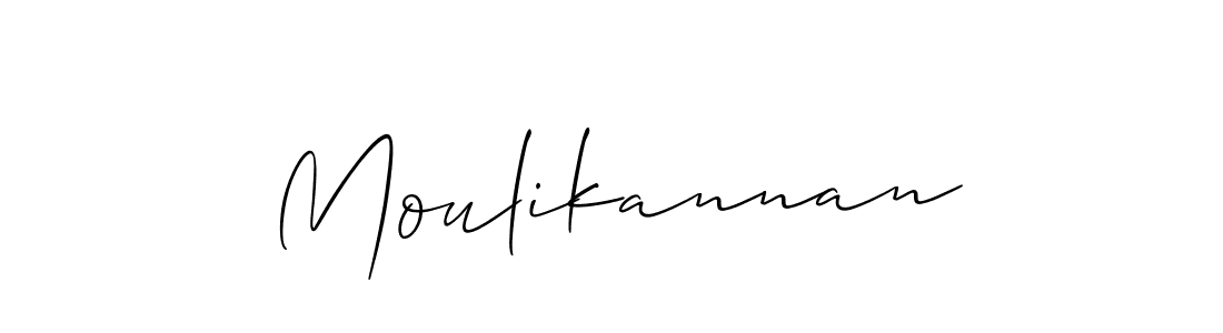 You should practise on your own different ways (Allison_Script) to write your name (Moulikannan) in signature. don't let someone else do it for you. Moulikannan signature style 2 images and pictures png