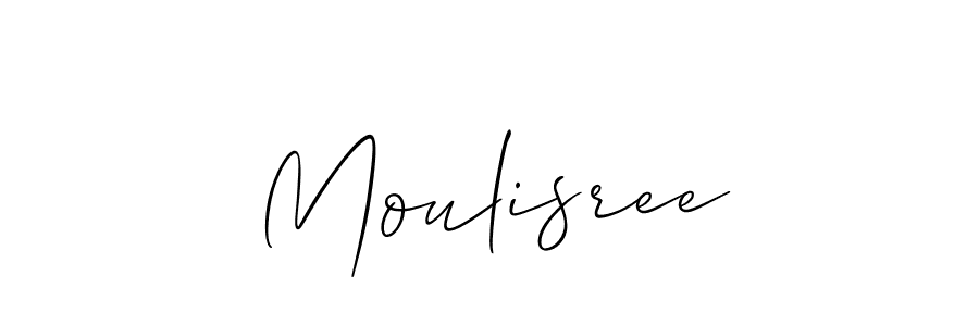 Create a beautiful signature design for name Moulisree. With this signature (Allison_Script) fonts, you can make a handwritten signature for free. Moulisree signature style 2 images and pictures png