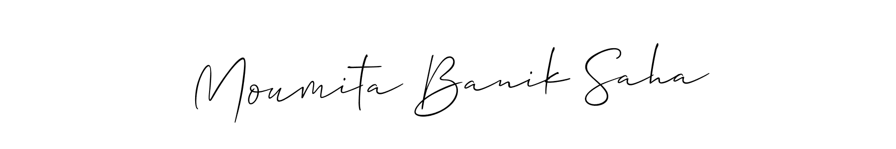 See photos of Moumita Banik Saha official signature by Spectra . Check more albums & portfolios. Read reviews & check more about Allison_Script font. Moumita Banik Saha signature style 2 images and pictures png