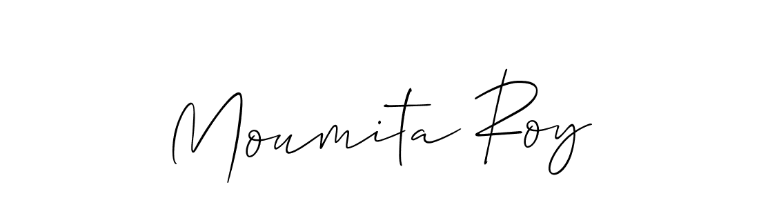 if you are searching for the best signature style for your name Moumita Roy. so please give up your signature search. here we have designed multiple signature styles  using Allison_Script. Moumita Roy signature style 2 images and pictures png