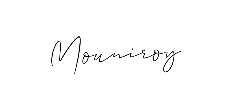 Once you've used our free online signature maker to create your best signature Allison_Script style, it's time to enjoy all of the benefits that Mouniroy name signing documents. Mouniroy signature style 2 images and pictures png