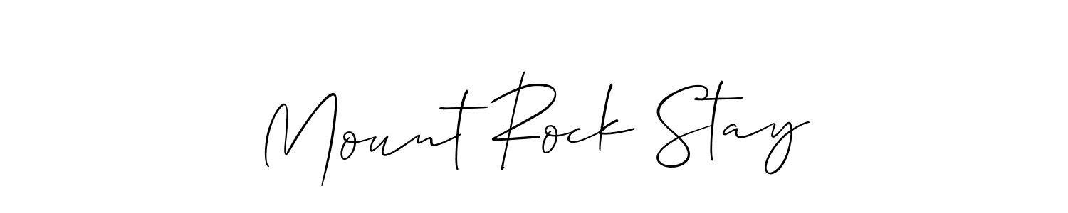 Make a beautiful signature design for name Mount Rock Stay. Use this online signature maker to create a handwritten signature for free. Mount Rock Stay signature style 2 images and pictures png