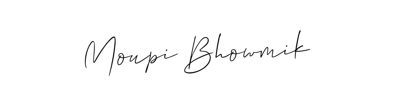 Make a beautiful signature design for name Moupi Bhowmik. Use this online signature maker to create a handwritten signature for free. Moupi Bhowmik signature style 2 images and pictures png