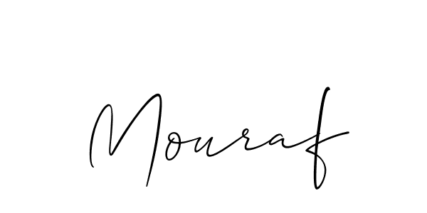 if you are searching for the best signature style for your name Mouraf. so please give up your signature search. here we have designed multiple signature styles  using Allison_Script. Mouraf signature style 2 images and pictures png